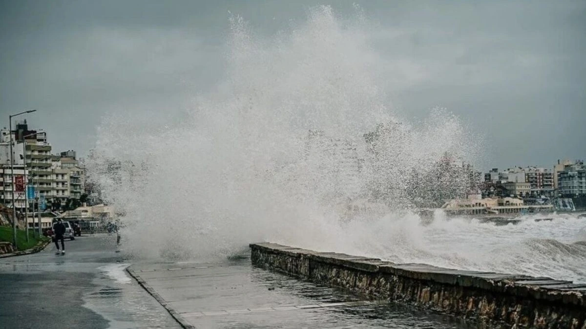 Mar del Plata atraviesa una jornada de lluvia y viento por la ciclogénesis
